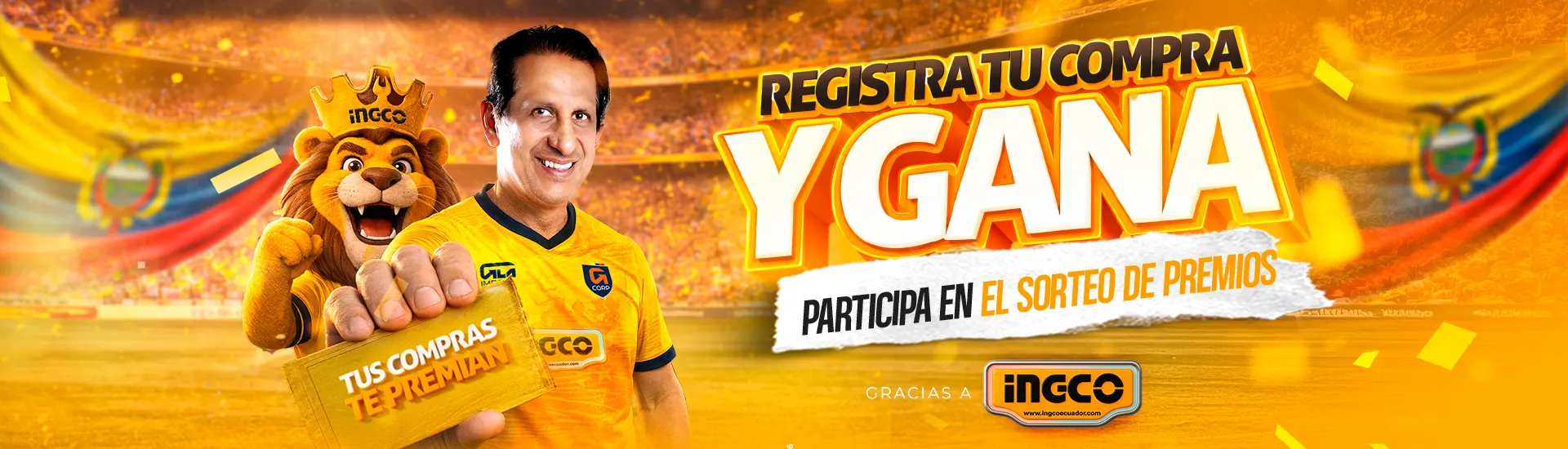 Registra tu factura y gana con INGCO